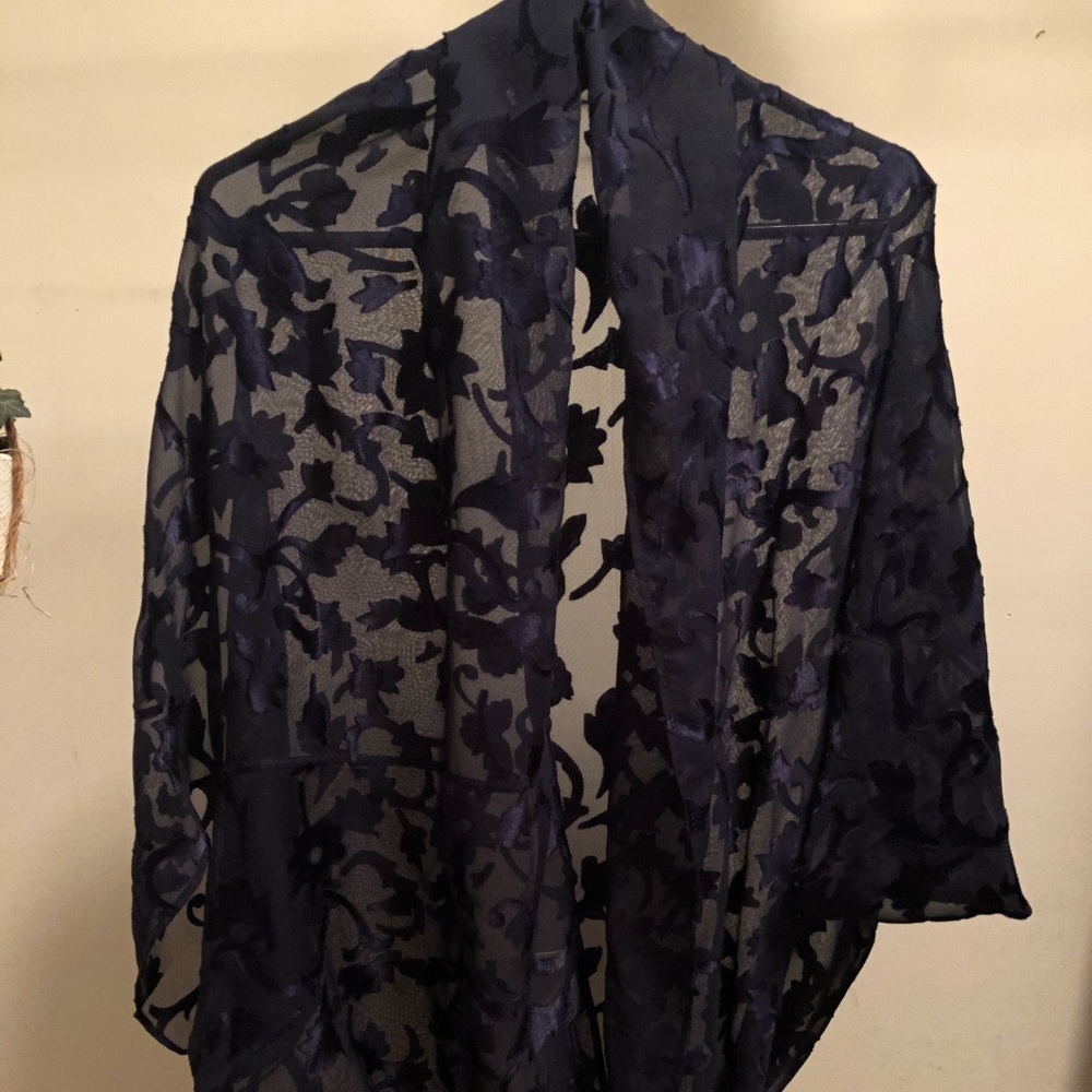 Lucky Brand Sheer Cocoon Style Shrug